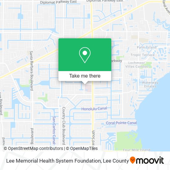 Lee Memorial Health System Foundation map