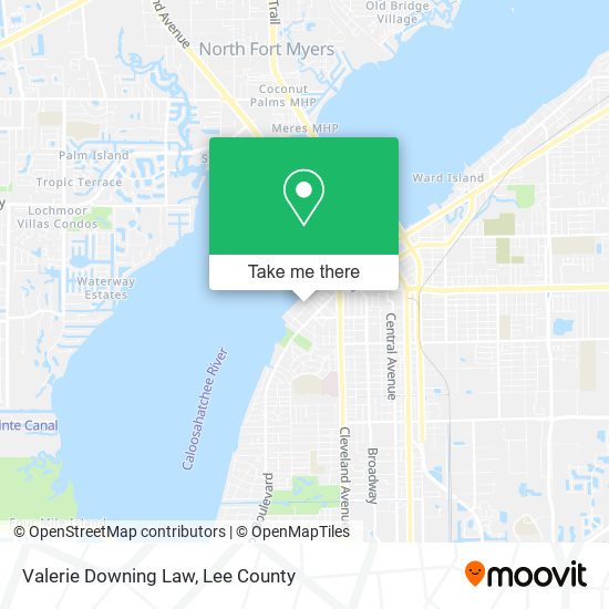 Valerie Downing Law map