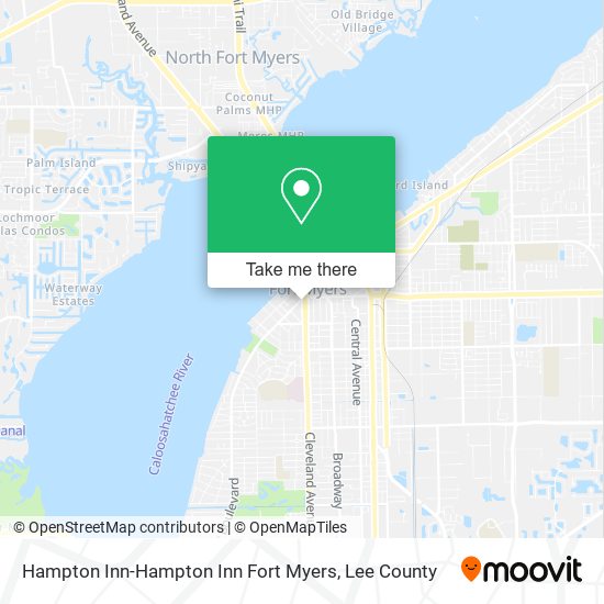 Mapa de Hampton Inn-Hampton Inn Fort Myers