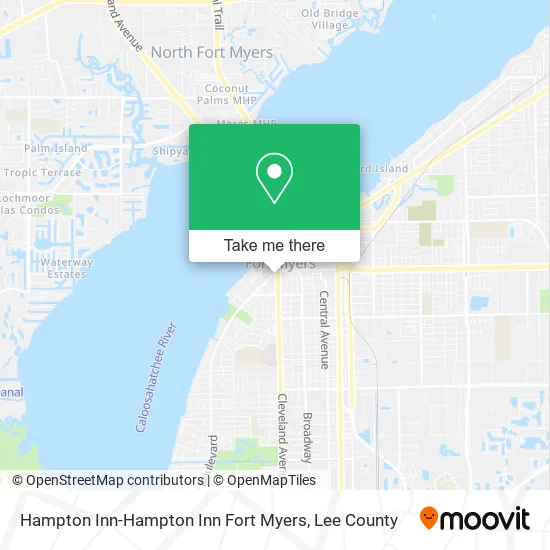 Mapa de Hampton Inn-Hampton Inn Fort Myers