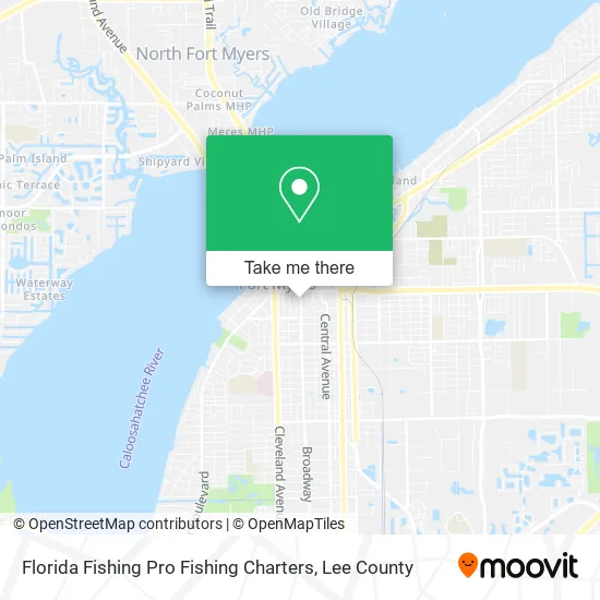 Florida Fishing Pro Fishing Charters map