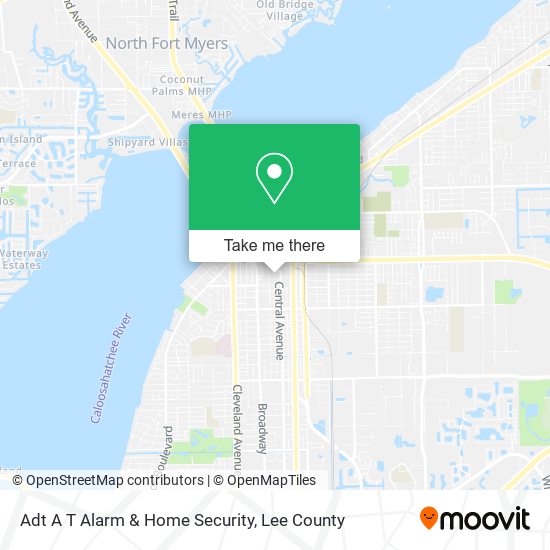 Adt A T Alarm & Home Security map