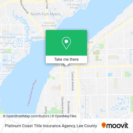 Mapa de Platinum Coast Title Insurance Agency