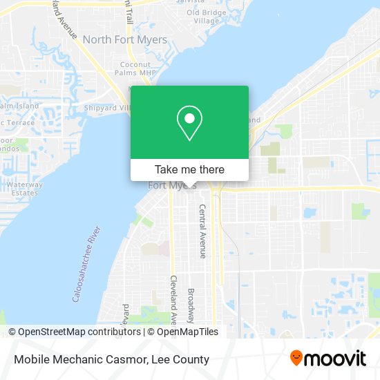 Mobile Mechanic Casmor map