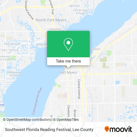 Mapa de Southwest Florida Reading Festival