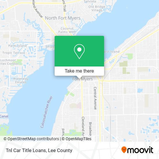 Tnl Car Title Loans map