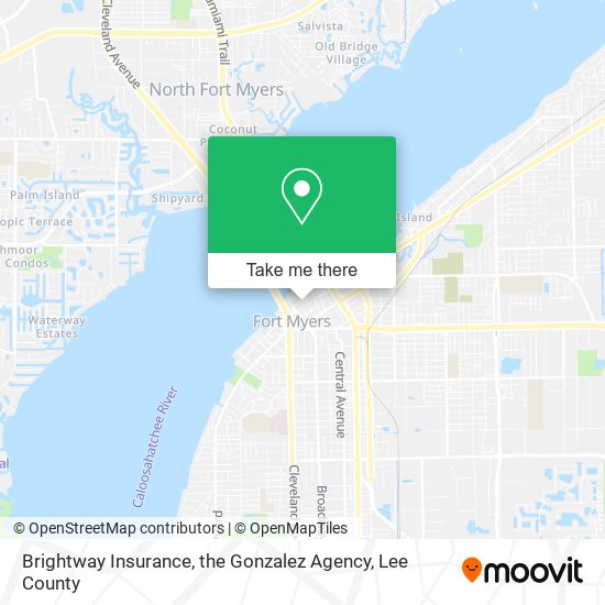 Brightway Insurance, the Gonzalez Agency map
