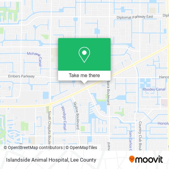 Mapa de Islandside Animal Hospital