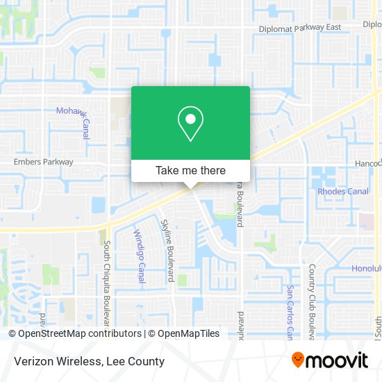 Verizon Wireless map