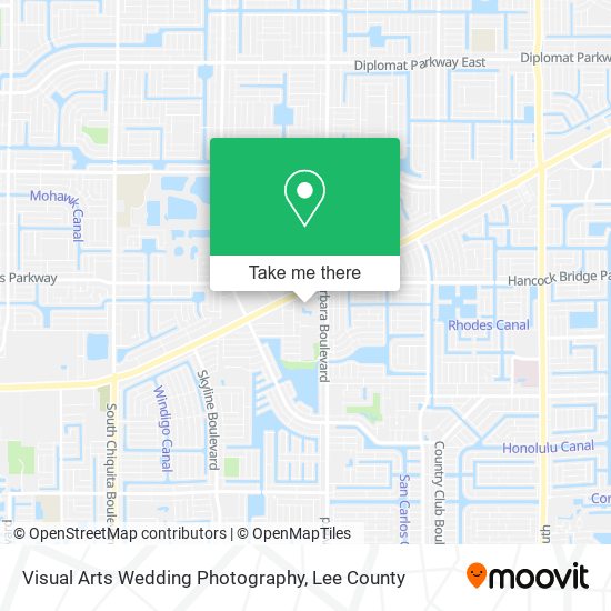 Visual Arts Wedding Photography map