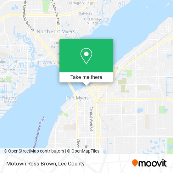 Mapa de Motown Ross Brown