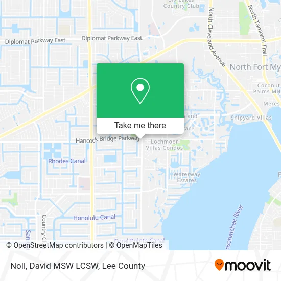 Noll, David MSW LCSW map