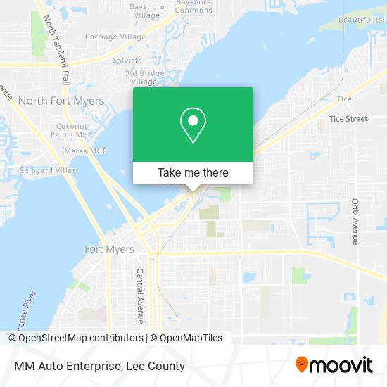 Mapa de MM Auto Enterprise
