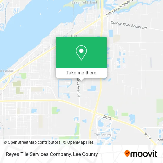 Reyes Tile Services Company map