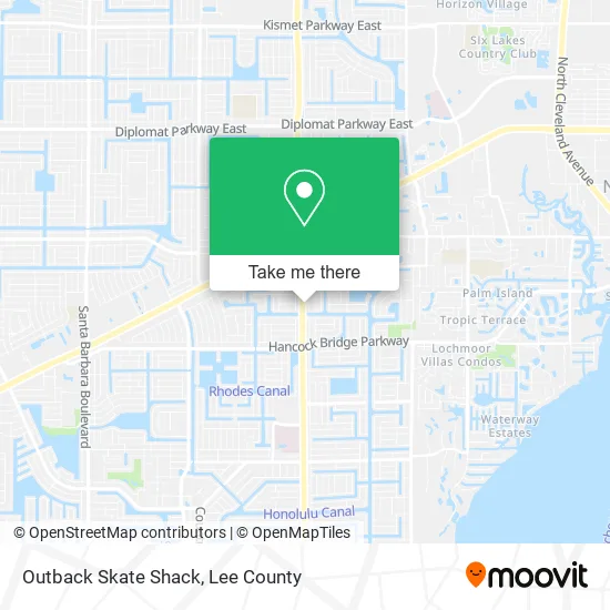 Outback Skate Shack map