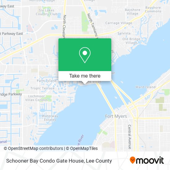 Mapa de Schooner Bay Condo Gate House