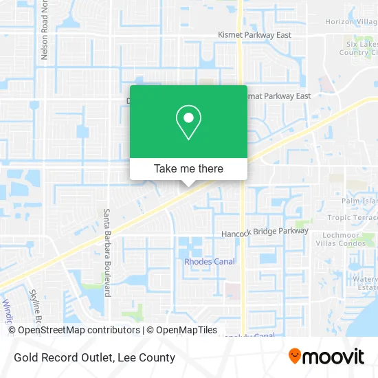 Gold Record Outlet map