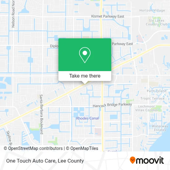One Touch Auto Care map