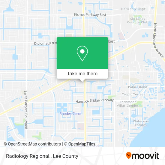 Radiology Regional. map