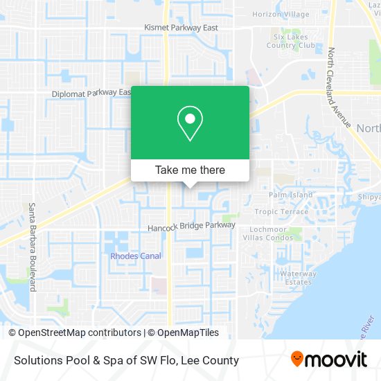 Mapa de Solutions Pool & Spa of SW Flo