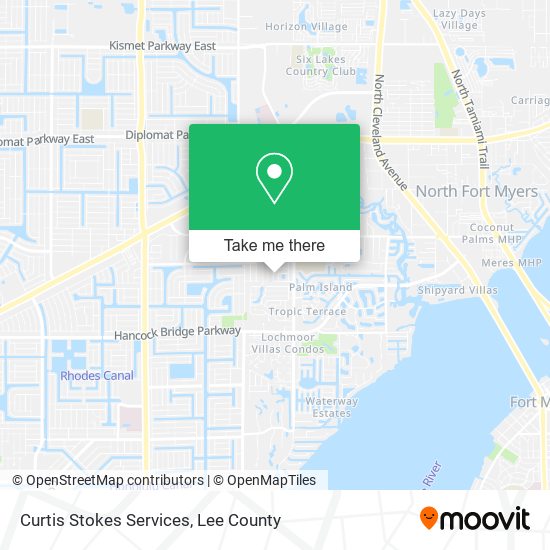 Mapa de Curtis Stokes Services