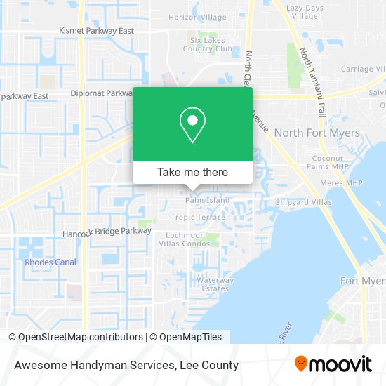 Awesome Handyman Services map