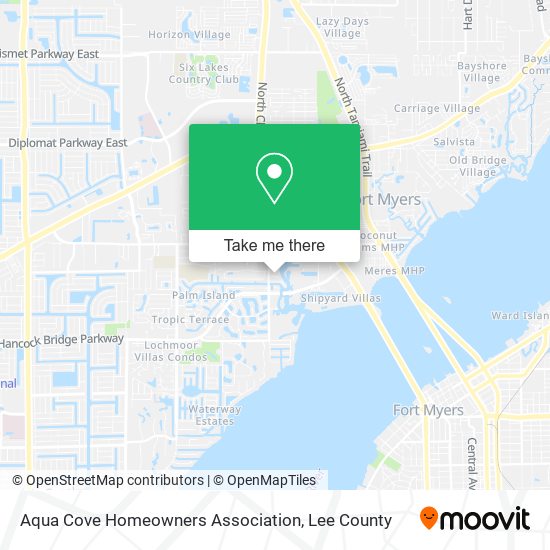 Aqua Cove Homeowners Association map