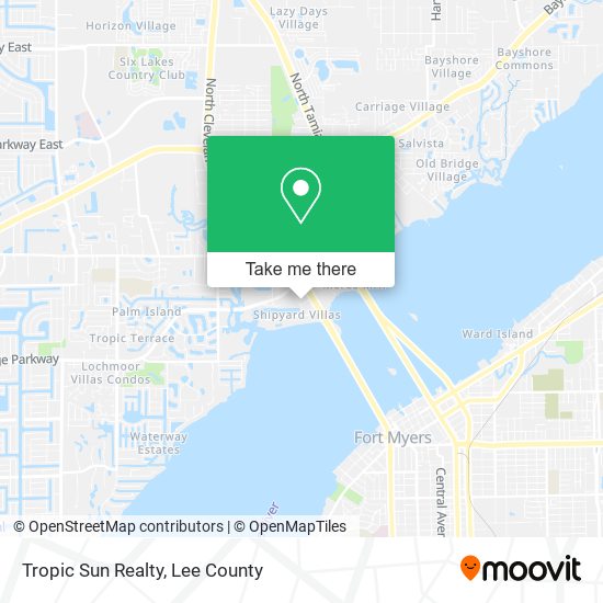 Tropic Sun Realty map