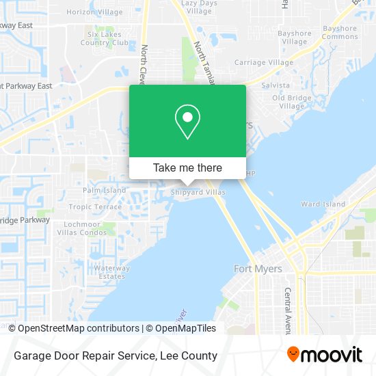 Garage Door Repair Service map