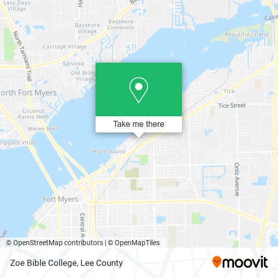 Mapa de Zoe Bible College