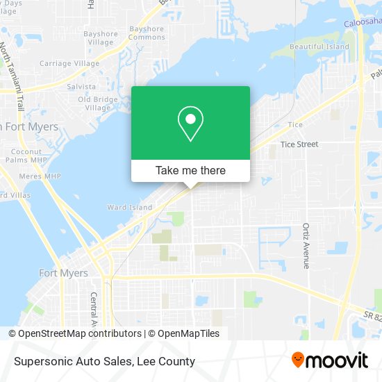 Supersonic Auto Sales map