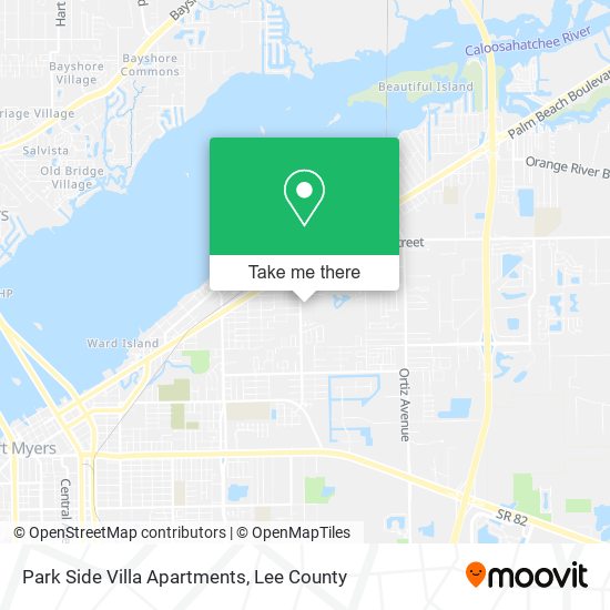 Park Side Villa Apartments map