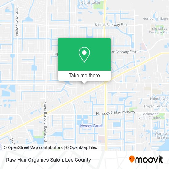 Raw Hair Organics Salon map