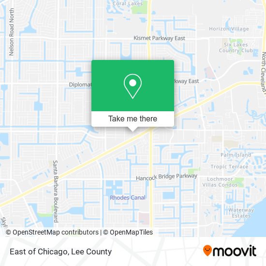 Mapa de East of Chicago