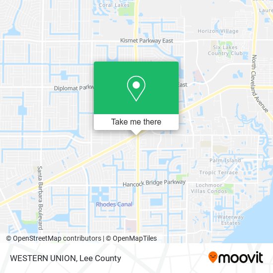Mapa de WESTERN UNION