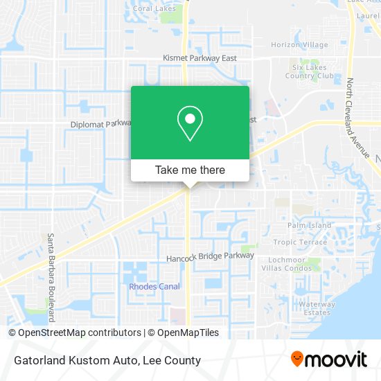 Gatorland Kustom Auto map