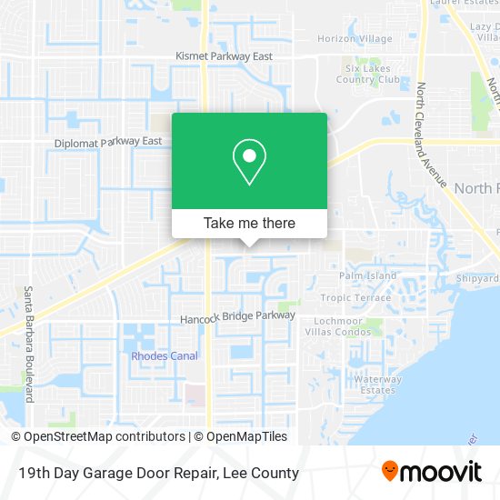 Mapa de 19th Day Garage Door Repair