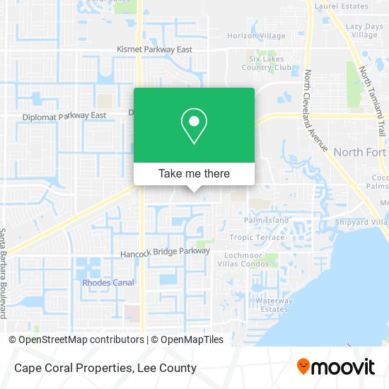 Mapa de Cape Coral Properties