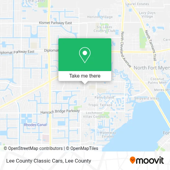 Lee County Classic Cars map