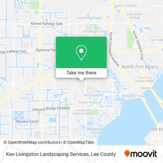 Mapa de Ken Livingston Landscaping Services