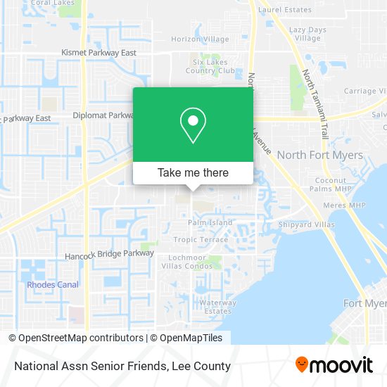 Mapa de National Assn Senior Friends