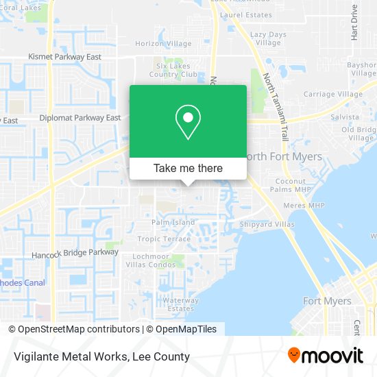 Vigilante Metal Works map