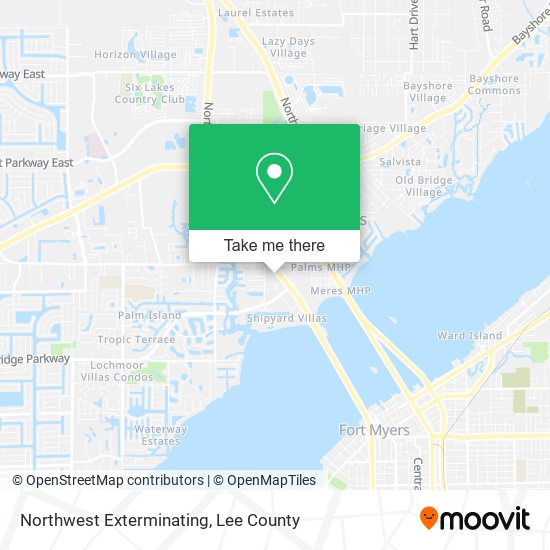 Northwest Exterminating map