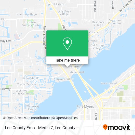 Lee County Ems - Medic 7 map