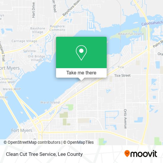 Mapa de Clean Cut Tree Service