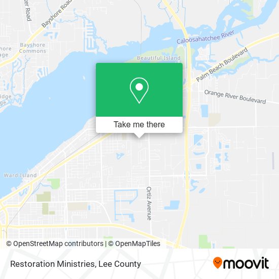 Mapa de Restoration Ministries