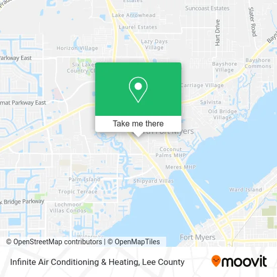 Infinite Air Conditioning & Heating map