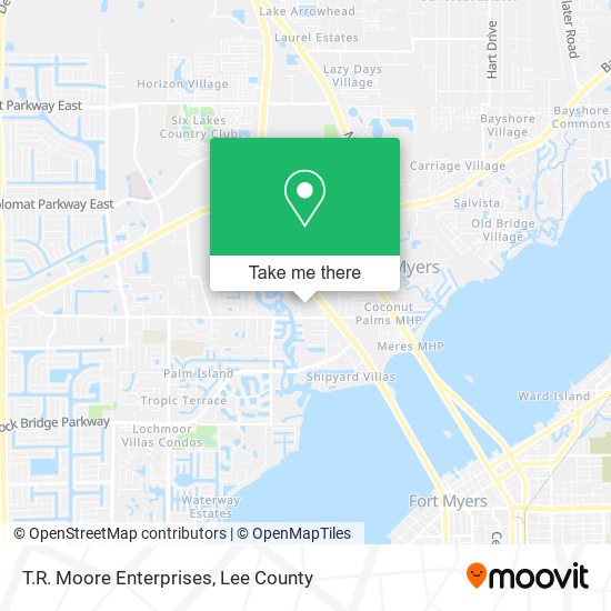 Mapa de T.R. Moore Enterprises