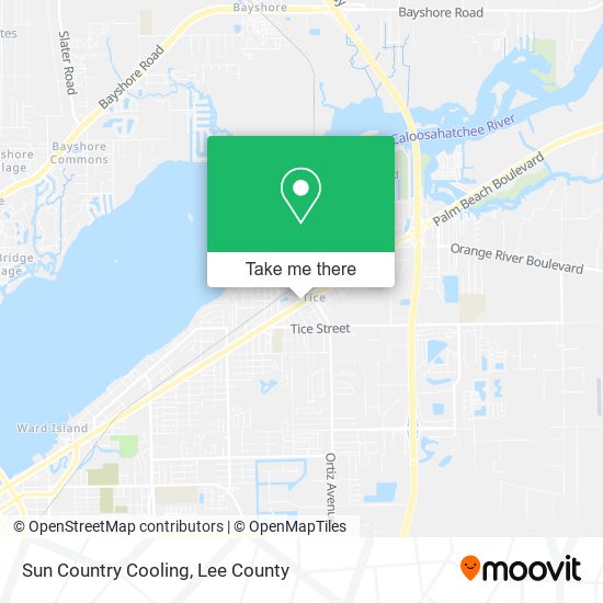 Mapa de Sun Country Cooling