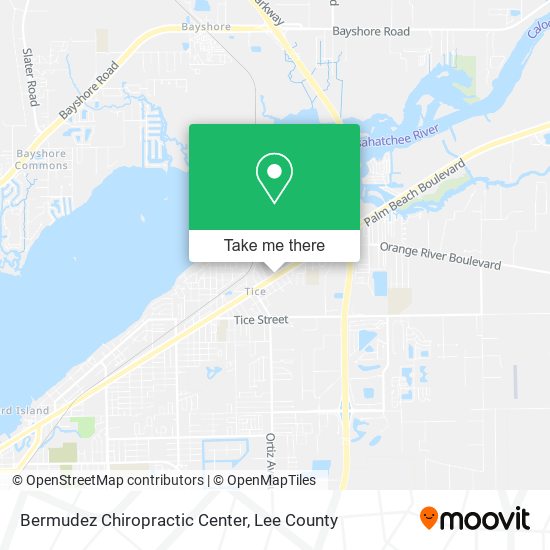 Bermudez Chiropractic Center map